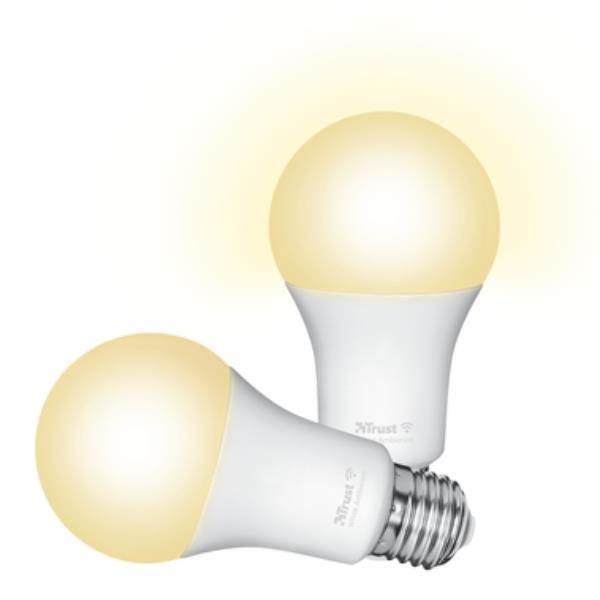Lampadina LED Smart Trust E27 DUO-PACK 9W Wi-Fi CCT Variabile