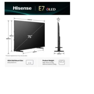 TV Hisense 75E79Q QLED 4K UHD Smart VIDAA 75"