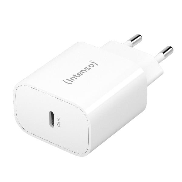 Caricabatterie Intenso Power Adapter USB-C 20W Bianco