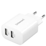 Caricabatterie Intenso Power Adapter 2 Porte USB-A 24W Bianco