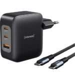 Caricabatterie Intenso 100W GaN USB-C Nero per Notebook