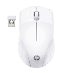 Mouse Wireless HP 220 Bianco Ergonomico Nano Receiver