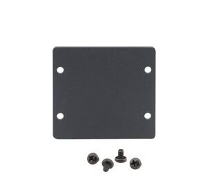 Piastra Parete Dual Blank Kramer W-2BLACK Metallo Nero