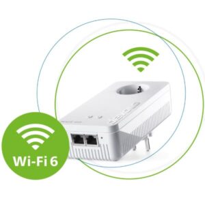Adattatore Ethernet Devolo Magic 2 WiFi 6 2 Porte LAN 1200 Mbps