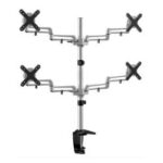 Staffa Monitor Sopar Flexo Desk 23-1010 Q per 4 Schermi fino a 23″