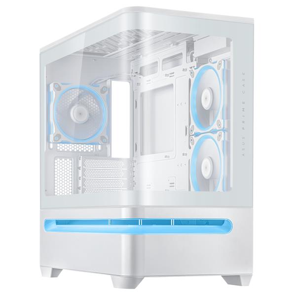 Cabinet Asus Prime AP202 TG ARGB White Mini-Tower