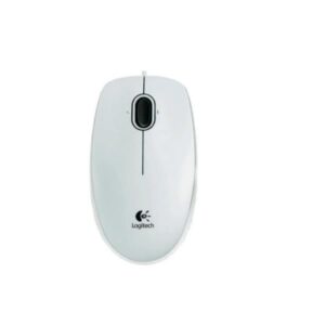 Mouse Logitech B100 USB Bianco Ergonomico