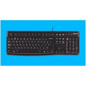 Tastiera Logitech K120 USB Layout Francese Nero
