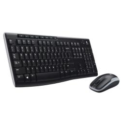 Kit Tastiera e Mouse Wireless Logitech MK270 Italiano Nero