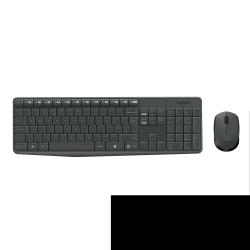 Kit Tastiera e Mouse Wireless Logitech MK235 Italiano Nero