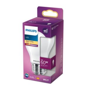 Lampadina LED Philips E27 7W 806 Lumen Luce Calda
