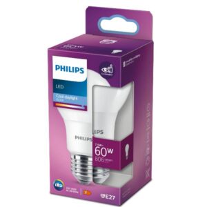 Lampada a LED Philips Goccia 60W E27 806 Lumen Luce Fredda