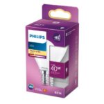 Lampadina LED Philips E14 40W 470 Lumen Luce Calda