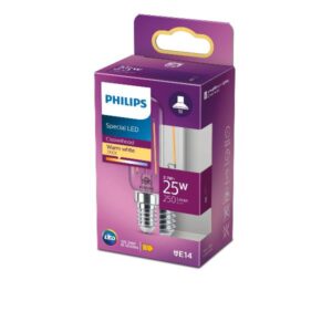 Lampada LED Philips Oliva e Lustre E14 2.1W 250 Lumen Luce Calda