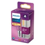 Lampada LED Philips Oliva e Lustre E14 4.5W 470 Lumen Luce Calda