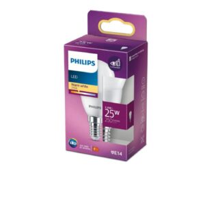 Lampadina LED Philips Oliva e Lustre E14 2.8W 250 Lumen Luce Calda