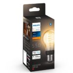 Lampadina Smart Philips Hue White Filament E27 7W 550lm Calda