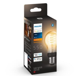Lampadina Smart Philips Hue White Filament E27 7W 550lm Calda