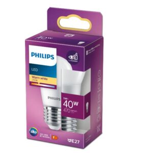 Lampadina LED Philips Oliva e Lustre 4.9W 470 Lumen E27 Luce Calda