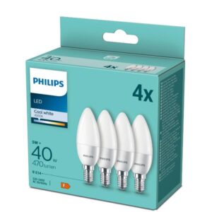Lampadina LED Philips Oliva e Lustre E14 4.9W 470 Lumen