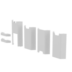 Copribinario Parete Ergotron CareFit 86 cm Bianco per Supporti TV Monitor