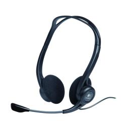 Cuffie da Gaming Logitech PC960 Stereo USB con Microfono e Noise Canceling