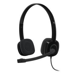 Cuffie Gaming Logitech H151 Stereo con Microfono Nero