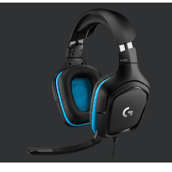 Cuffie Gaming Logitech G432 7.1 Surround Sound con Microfono