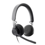 Cuffie Gaming Logitech ZONE WIRED UC USB Noise Canceling Nero
