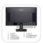 Monitor MSI PRO MP245G 23.8″ Full HD IPS