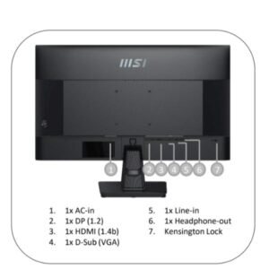 Monitor MSI PRO MP245G 23.8" Full HD IPS