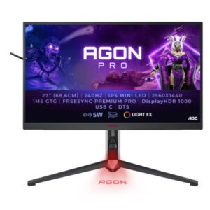 Monitor Gaming AOC AGON PRO AG274QZM 27" IPS 2K
