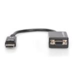 Cavo Adattatore DisplayPort a VGA Digitus Mini DP Maschio 15cm