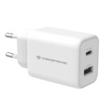 Caricatore Notebook Conceptronic 2 Porte USB PPS PD QC 3.0 Bianco