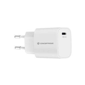 Caricatore USB-C Conceptronic PD 20W Bianco per Notebook