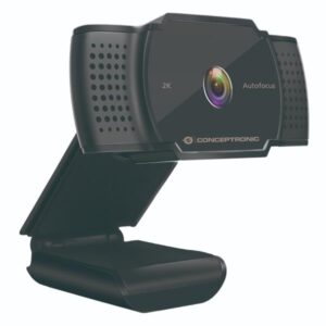 Webcam Conceptronic 2K 5MP Autofocus con Microfono
