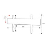 Staffa TV ITB Solution SLIMTILT800 per Schermi fino a 60″ e 60kg