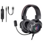 Cuffie Gaming Conceptronic Stereo con Microfono e Noise Canceling Nero