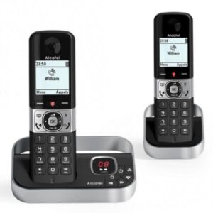 Telefono Cordless Alcatel F890 Voice Duo 2 Portatili Vivavoce