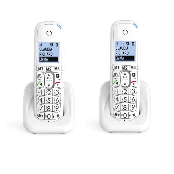 Telefono Cordless Alcatel XL785 DUO 2 Portatili DECT Vivavoce
