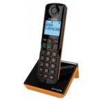 Telefono Cordless Alcatel S280 Solo Orange Vivavoce DECT