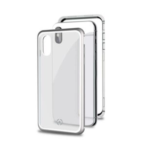 Cover Smartphone Celly ATTRACTION per iPhone Xs e iPhone X in Alluminio e Vetro