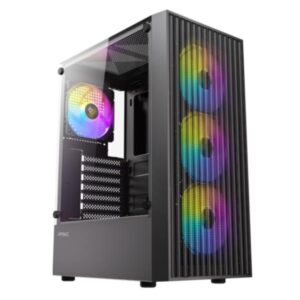 Cabinet Antec AX27-RGB-ELITE Midi-Tower Nero