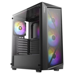 Cabinet Mid-Tower Antec AX67 ARGB Nero