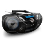 Lettore CD Cassette Philips Stereo con Bluetooth USB Radio FM/AM Nero
