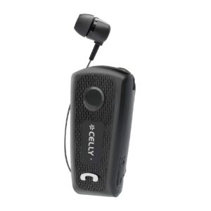 Auricolare Bluetooth Celly BHCLIP Wireless Microfono Noise Canceling USB-C