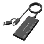 Lettore Schede Memory Card Conceptronic 3-in-1 USB-C SD MicroSD CF xD MS