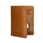 Portafoglio Slim Dbramante 1928 Billund con Vanity per Airtag in Pelle Marrone