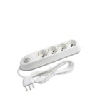 Multipresa Legrand BT-3684DB 4 Prese Interruttore Cavo 1.5m Bianco