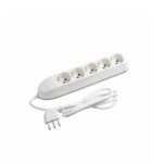 Multipresa Legrand BT-3685D 5 Prese Fissaggio a Muro 1.5m Bianco